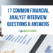 Applicant preparing for financial analyst interview questions