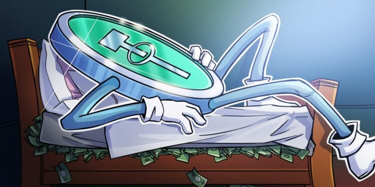 Tether market cap eyes record high after regaining 65% stablecoin dominance