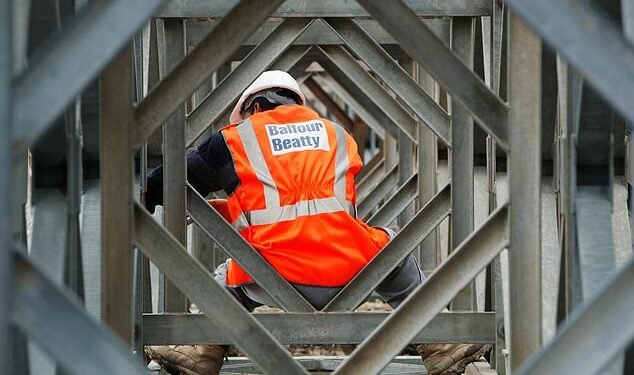 Performance: Balfour Beatty, Britain's largest building contractor, recorded a £232million underlying operating profit from its earnings-based businesses last year