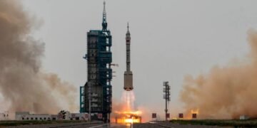 China sends first civilian on crewed mission to space station