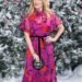 Stylish: Erdem's floral dresses have been worn by the Princess of Wales and celebrities including Kylie Minogue (pictured)