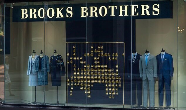 Legal action: Brooks Brothers filed for bankruptcy three years ago and Bill Roberti claims he has not received any pension payments since
