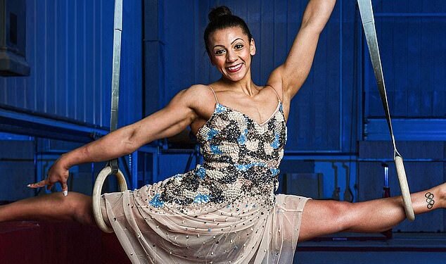 Sitting pretty: Becky Downie's parents taught her that if she works hard, she can achieve anything