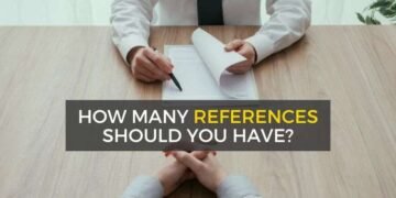 How many references should you have