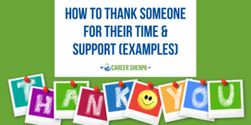 How to thank someone for their time
