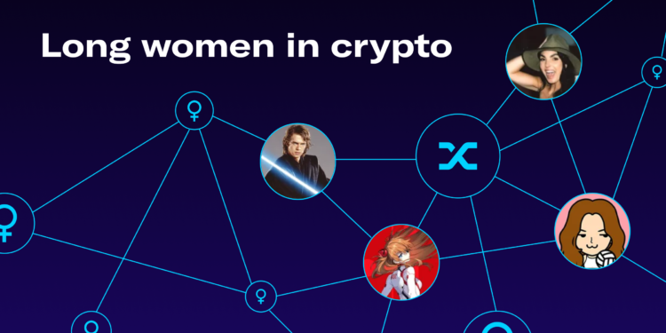 Long women in crypto