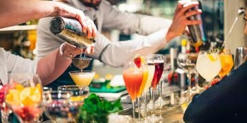 Drink to that: Mitchells & Butlers, which owns Nicholson's and Toby Carvery, said its pre-tax profits declined by £17million to £40million for the 28 weeks to 8 April