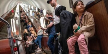 Russia pounds Ukraine with missile and drone barrage