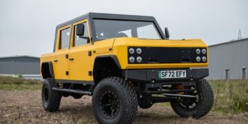 Scotland's first light commercial vehicle in over 40 years: This is the new Munro MK1 Pick-Up, an all-electric off-roader designed to be used by individuals and businesses operating in the most challenging sectors, like agriculture, construction, mining and defence. It will cost from £49,995 before tax