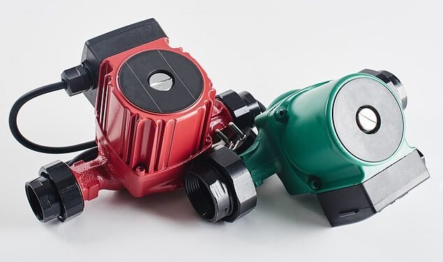 Boiler breach: Non-compliant versions of above-board circulator pumps like this are still being sold in the UK, adding to household energy bills