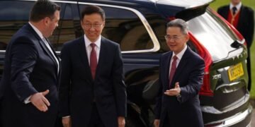 UK presses Beijing over Hong Kong, Taiwan and Xinjiang