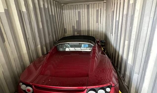 Untouched Tesla Roadsters up for sale after sitting in a crate in China for the last 13 years 