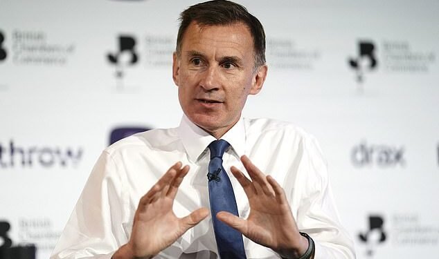 Changes brought in by Chancellor Jeremy Hunt (pictured) mean the level of those exemptions is falling, dragging even those with modest assets into being liable