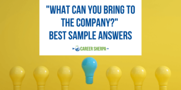 What can you bring to the company