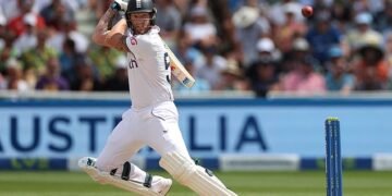 Hit for six: Some experts say 6% savings rates are inbound - pictured, England cricket captain Ben Stokes in the current Ashes series