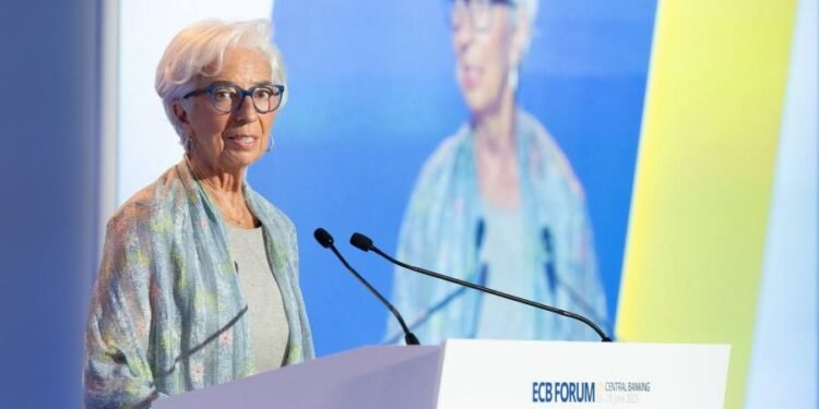 ECB must persist with high rates to ward off wage-price spiral, says Christine Lagarde