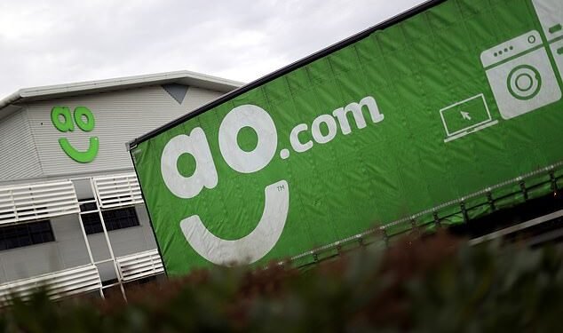 Strategic partnership: Frasers Group revealed it had invested £75million buying an 18.9 per cent stake in online electricals seller AO World