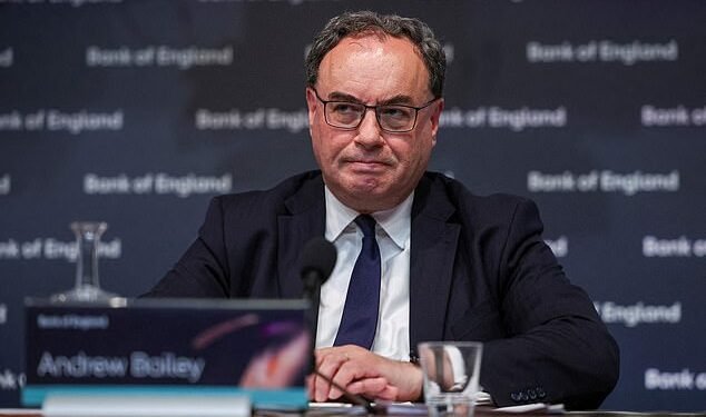 Governor of the Bank of England Andrew Bailey