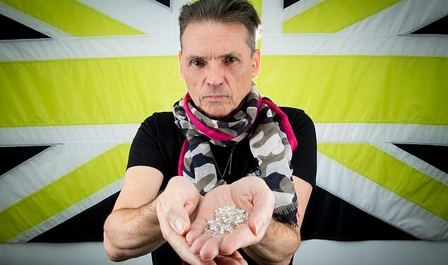 Red alert: Eco-warrior Dale Vince once claimed his sky mining firm could turn carbon in the air into diamonds