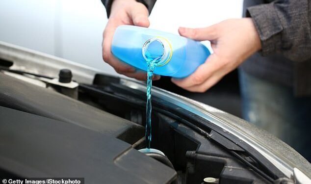 The woman poured washer liquid where motor oil should go and caused a total wreckage which began with a cloud of blue smoke