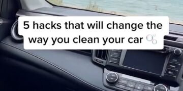 A cleaning expert has shared five tips which will leave your car looking like new, and users may already have some of the cleaning products