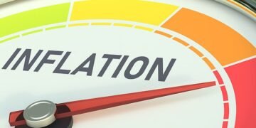 In the red: Inflation is well above the Bank of England's 2 per cent target