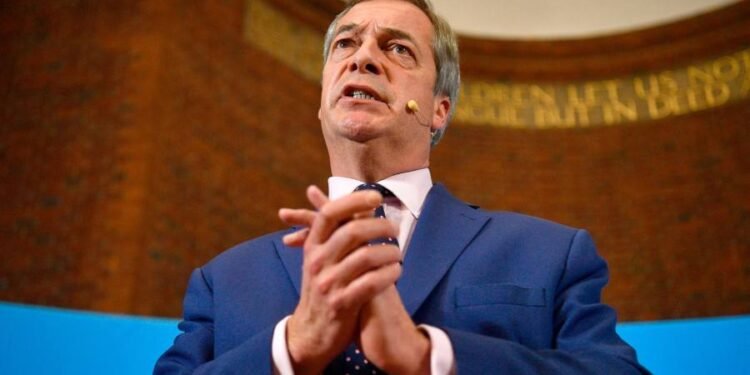 Nigel Farage downgraded from Coutts to NatWest