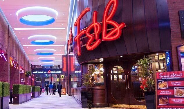 Tasty: TMR is considering a bid for TRG's 'leisure' division – which includes Frankie & Benny's (pictured) and Chiquito