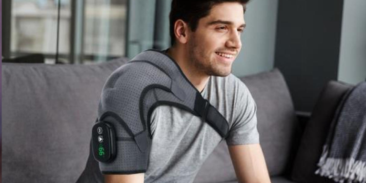 This Wearable Shoulder and Knee Massager Is $60 Right Now