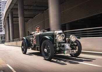Baby Bentley: This is the new electric Blower Jnr, which has been created via a new partnership between the iconic British car brand and bespoke ride-on vehicle manufacturer, The Little Car Company