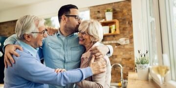 Helping hand: Financial aid from family is set to give £8.1 billion to homebuyers, and support 47 per cent of all homes purchased by buyers under the age of 55