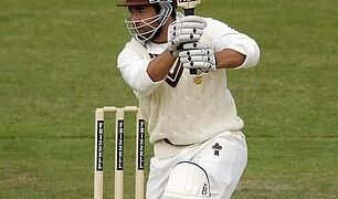 On the front foot: Surrey and England cricketer Adam Hollioake made more than £1million a year in the late 1990s