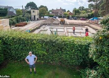Wake-up call: Alex Brummer tries to unwind on his staycation... while building work goes on next door