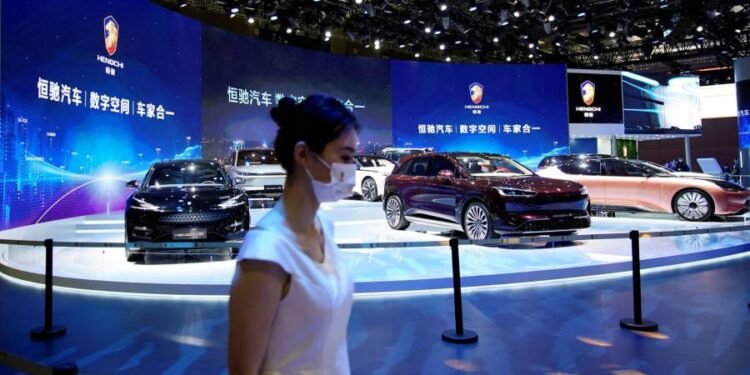 Live news: Evergrande EV unit shares jump after Dubai deal