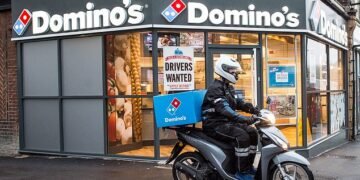 Domino's posted higher sales across its franchised and corporate stores alongside a 20% surge in collection orders in the six months to June 25