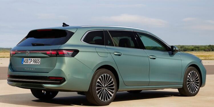 The last new 'traditional' Volkswagen family car with petrol and diesel engines? With the German brand looking to switch away from combustion engine models in the coming years, this could be the last launch of a spacious and practical non-SUV model that doesn't run exclusively on batteries. Here's six things you need to know about the 2024 Passat