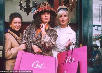 Played for laughs: Jennifer Saunders and Joanna Lumley in Absolutely Fabulous