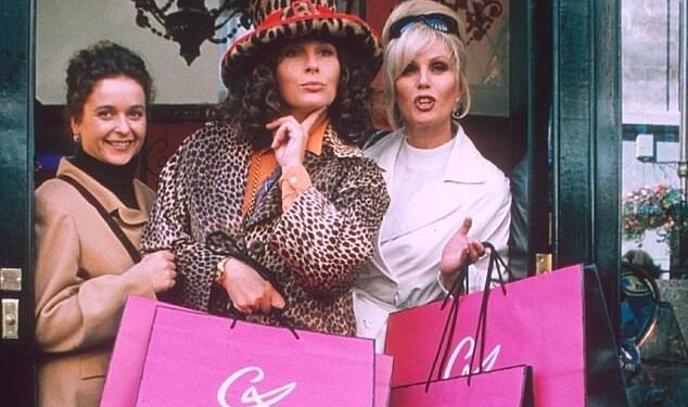 Played for laughs: Jennifer Saunders and Joanna Lumley in Absolutely Fabulous