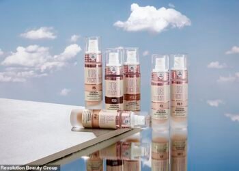 Improvement: Revolution Beauty revealed pre-tax losses fell from £45.9million the previous year to £33.9million thanks largely to a drop in freight costs and stock provision charges