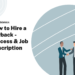 Job Description Template – Career Sidekick