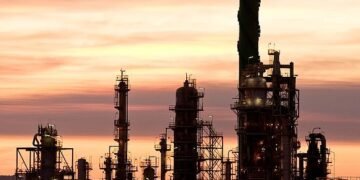 Biofuel factory: BP's plant in Kwinana, south of Perth, has been earmarked to make sustainable aviation fuel with raw materials such as used cooking oil or household