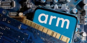 Shares in British chip designer Arm are priced between $47 and $51 a piece, meaning it will be worth as much as £42bn