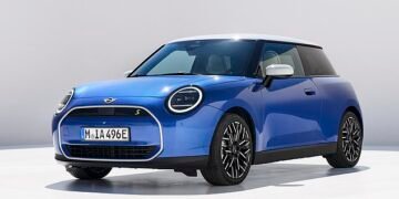 The future of Mini production in Britain is set to be saved with a landmark deal to build a new generation of electric cars ¿ securing thousands of jobs beyond 2030. Pictured: The new all-electric Mini Cooper which made its debut on the eve of Germany's IAA international motor show in Munich