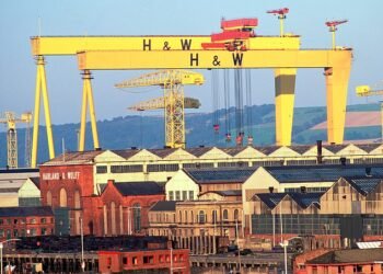 Heritage: The 162-year-old shipyard operator is best known for building the Titanic at its Belfast site