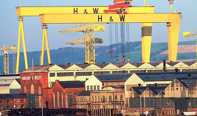 Heritage: The 162-year-old shipyard operator is best known for building the Titanic at its Belfast site
