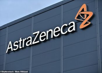Boost: AstraZeneca shares rose 1.5 per cent, or 160p, to 11046p after the positive drug trial