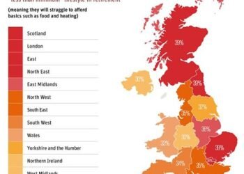 UK breakdown of preparedness for old age: Find out how to get YOUR savings on track below