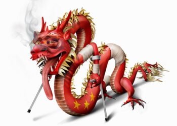 Wounded: A relentless stream of bad news is pouring out of China about the state of its economy