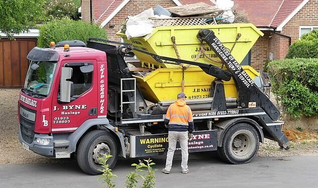 Extra load: The cost of hiring a skip is increasing as firms are forced to pass on rising costs