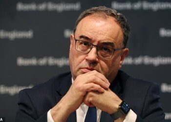 Bank of England governor Andrew Bailey (pictured) believes inflation is heading for a 'quite marked' decline by the end of the year
